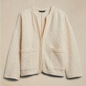Banana Republic Quilted Cardigan